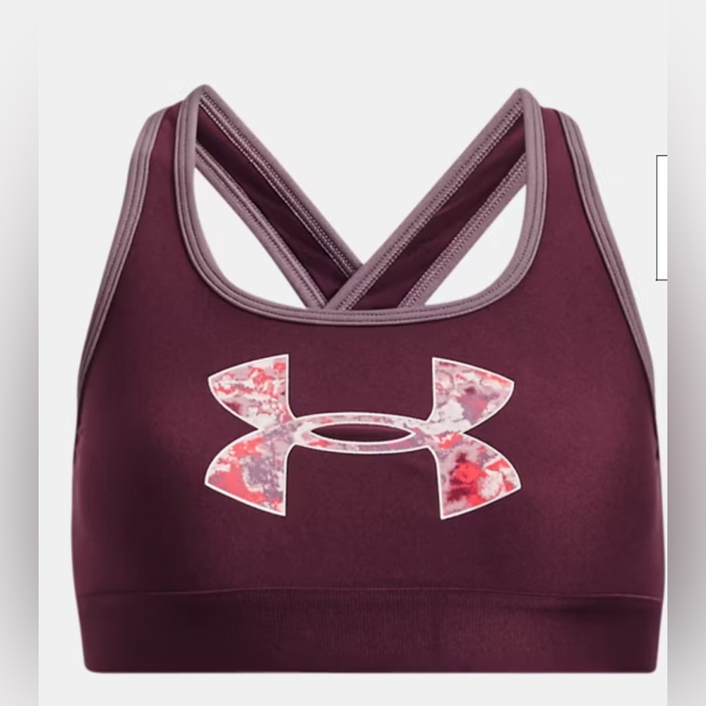 Girl's Under Armour UA Crossback Graphic Sports Bra Large - Picture 1 of 12